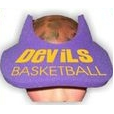 Foam Devil Horns Pop-Up Visor